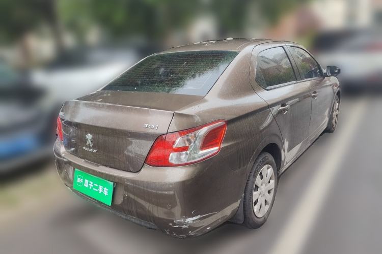 Used Peugeot 301 2014 1.6L Automatic Comfort Edition Rear Right 45 Deg