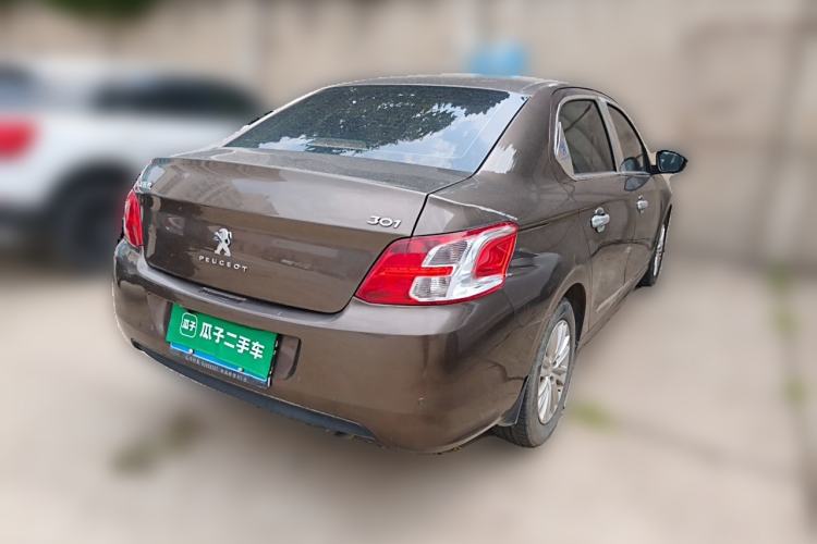 Used Peugeot 301 2014 1.6L Automatic Luxury Edition Rear Right 45 Deg