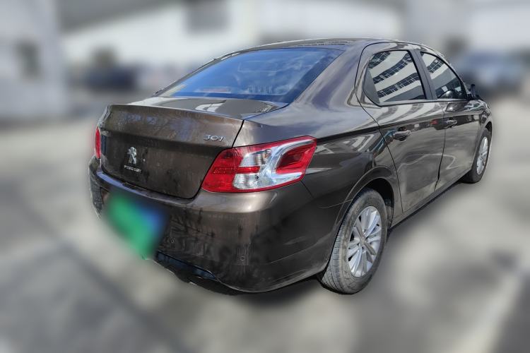 Used Peugeot 301 2014 1.6L Manual Luxury Edition Rear Right 45 Deg