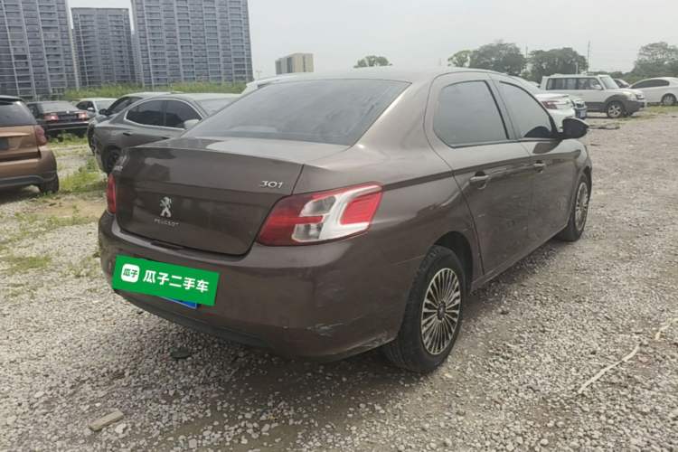 Used Peugeot 301 2014 1.6L Manual Comfort Edition Rear Right 45 Deg