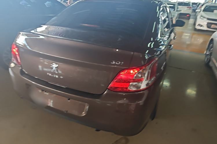 Used Peugeot 301 2014 1.6L Automatic Comfort Edition Rear Right 45 Deg