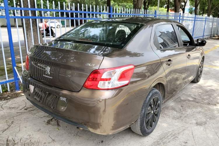 Used Peugeot 301 2014 1.6L Automatic Comfort Edition Rear Right 45 Deg