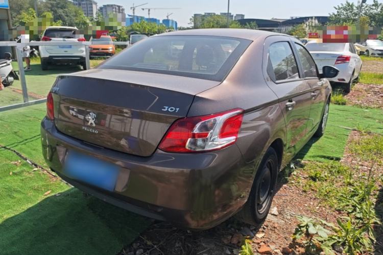 Used Peugeot 301 2014 1.6L Manual Comfort Edition Rear Right 45 Deg