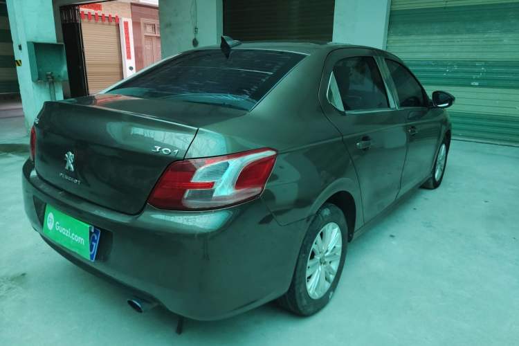 Used Peugeot 301 2014 1.6L Automatic Comfort Edition Rear Right 45 Deg