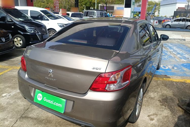 Used Peugeot 301 2014 1.6L Automatic Luxury Edition Rear Right 45 Deg