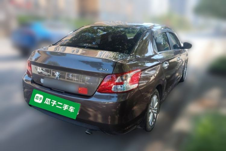 Used Peugeot 301 2014 1.6L Automatic Comfort Edition Rear Right 45 Deg
