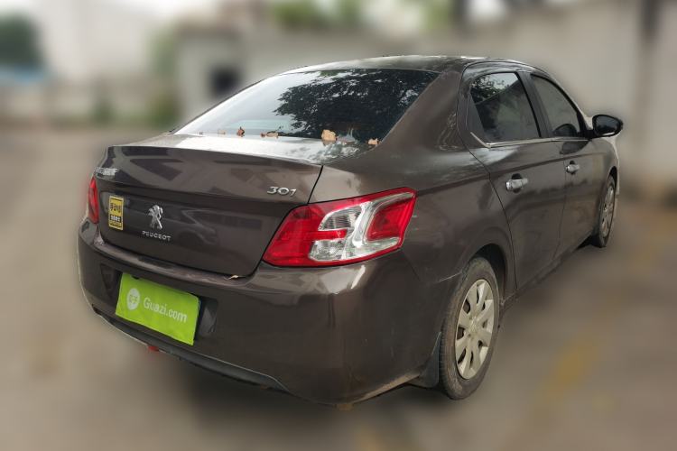 Used Peugeot 301 2014 1.6L Manual Comfort Edition Rear Right 45 Deg
