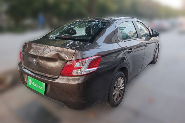Used Peugeot 301 2014 1.6L Automatic Luxury Edition Rear Right 45 Deg