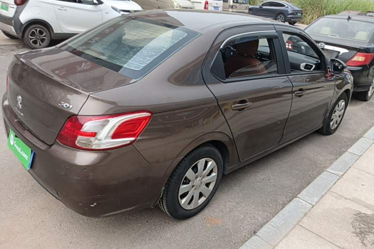 Used Peugeot 301 2014 1.6L Manual Comfort Edition Rear Right 45 Deg