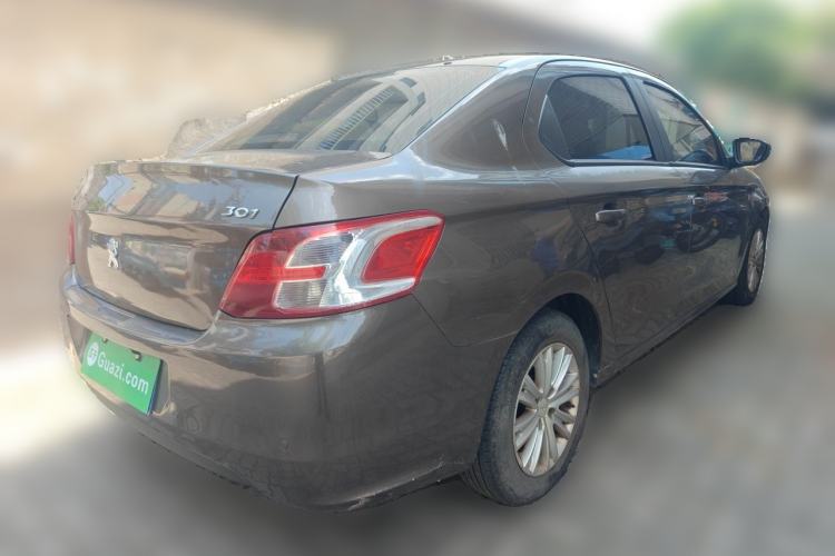 Used Peugeot 301 2014 1.6L Automatic Luxury Edition Rear Right 45 Deg