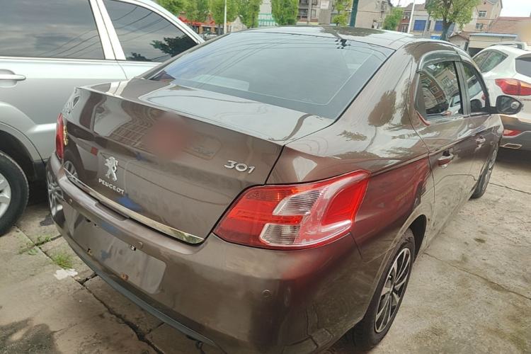 Used Peugeot 301 2014 1.6L Automatic Comfort Edition Rear Right 45 Deg