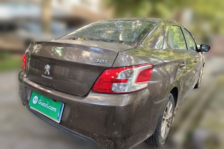 Used Peugeot 301 2014 1.6L Automatic Luxury Edition Rear Right 45 Deg