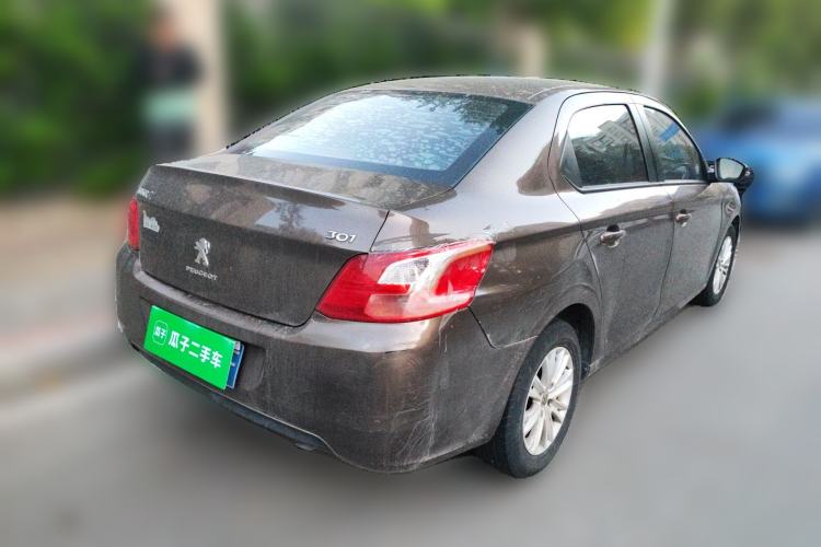 Used Peugeot 301 2014 1.6L Automatic Comfort Edition Rear Right 45 Deg