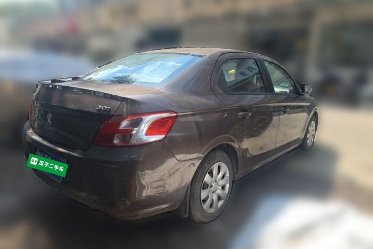 Used Peugeot 301 2014 1.6L Automatic Comfort Edition Rear Right 45 Deg