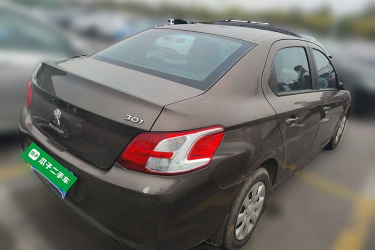 Used Peugeot 301 2014 1.6L Automatic Comfort Edition Rear Right 45 Deg