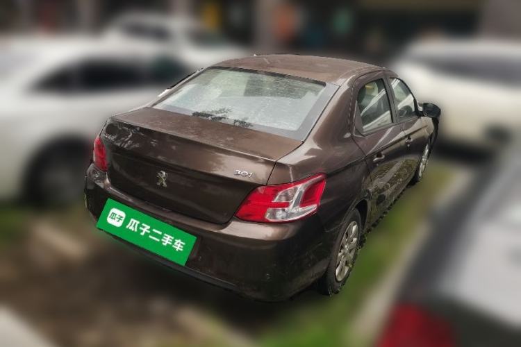 Used Peugeot 301 2014 1.6L Automatic Comfort Edition Rear Right 45 Deg