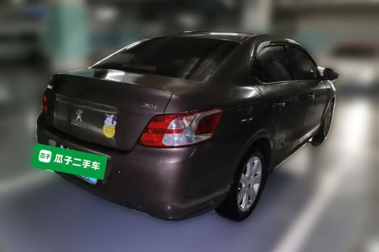 Used Peugeot 301 2014 1.6L Automatic Prestige Edition Rear Right 45 Deg