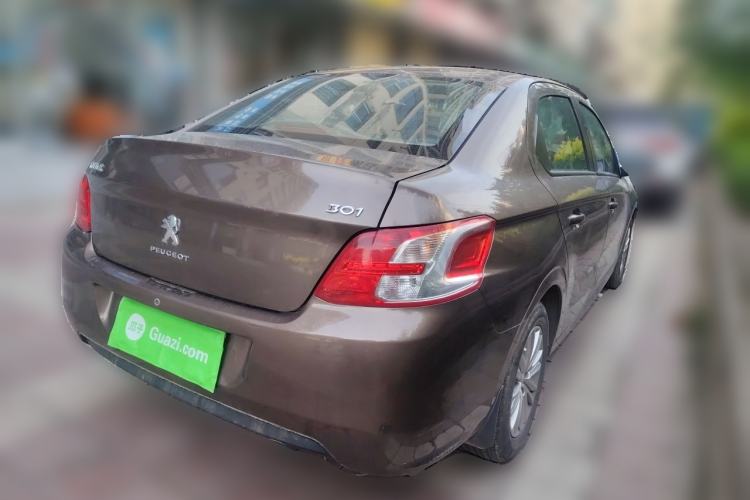 Used Peugeot 301 2014 1.6L Manual Comfort Edition Rear Right 45 Deg
