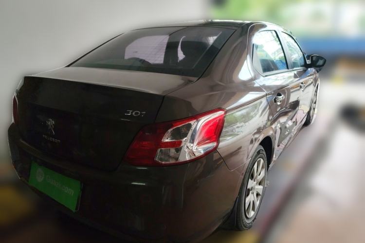 Used Peugeot 301 2014 1.6L Automatic Comfort Edition Rear Right 45 Deg