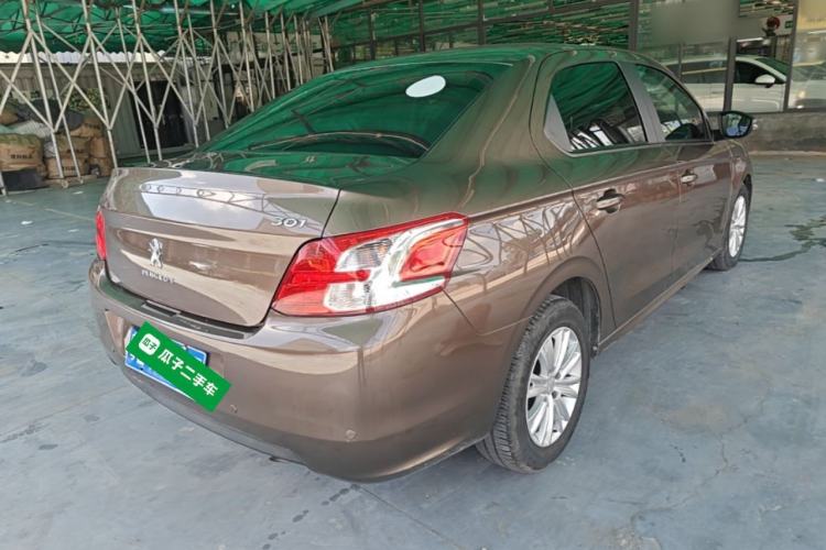 Used Peugeot 301 2014 1.6L Automatic Comfort Edition Rear Right 45 Deg