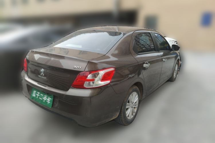 Used Peugeot 301 2014 1.6L Manual Luxury Edition Rear Right 45 Deg