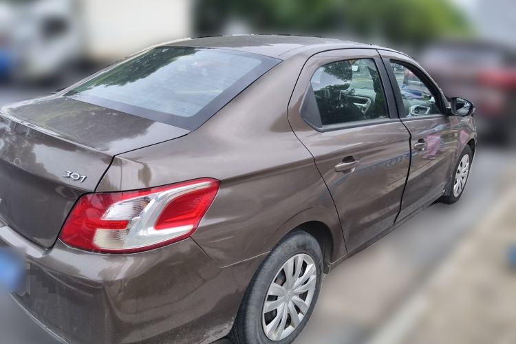 Used Peugeot 301 2014 1.6L Manual Comfort Edition Rear Right 45 Deg