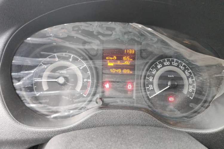 Used Peugeot 301 2014 1.6L Manual Comfort Edition Odometer Close Up