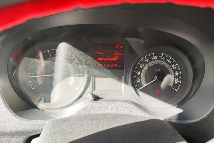 Used Peugeot 301 2014 1.6L Manual Comfort Edition Odometer Close Up