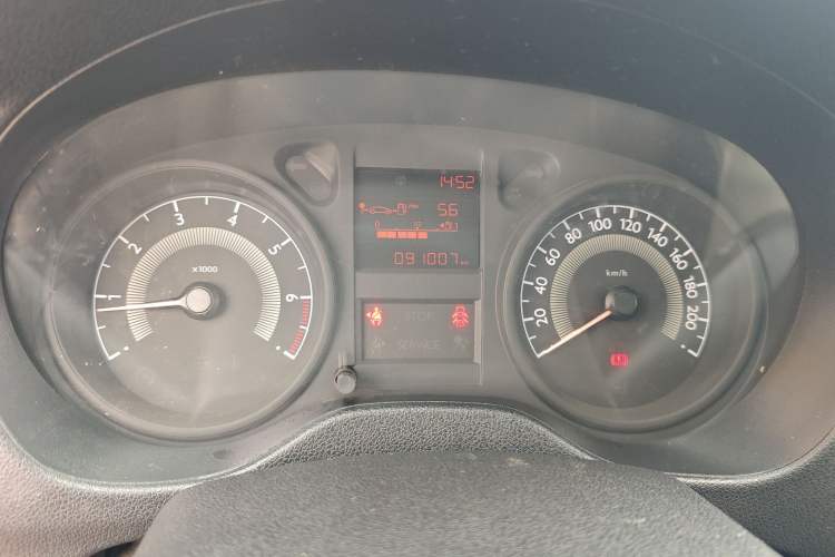 Used Peugeot 301 2014 1.6L Manual Comfort Edition Odometer Close Up
