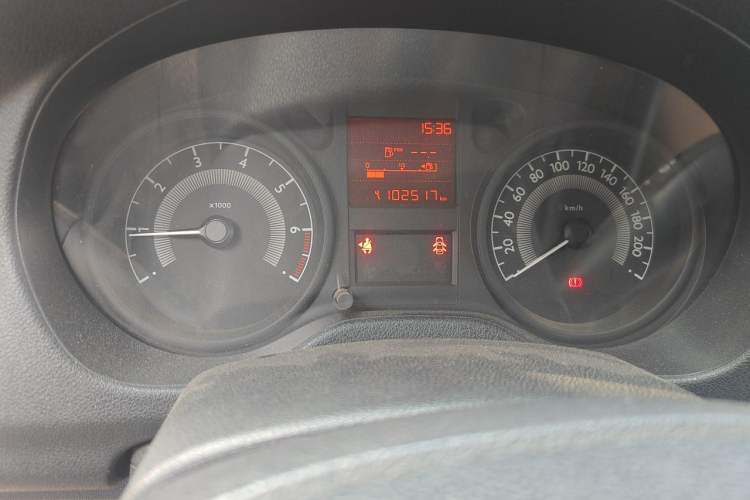 Used Peugeot 301 2014 1.6L Manual Comfort Edition Odometer Close Up