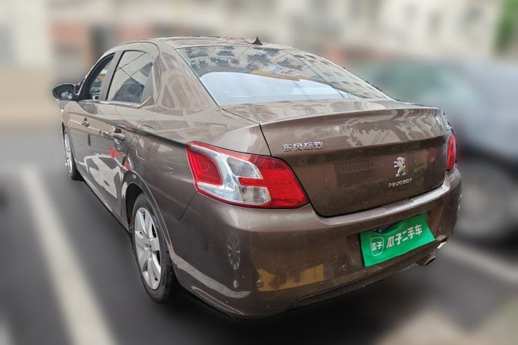 Used Peugeot 301 2014 1.6L Automatic Comfort Edition Rear Left 45 Deg