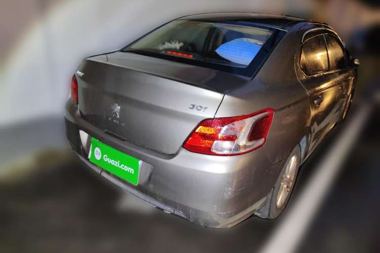 Used Peugeot 301 2014 1.6L Automatic Luxury Edition Rear Right 45 Deg