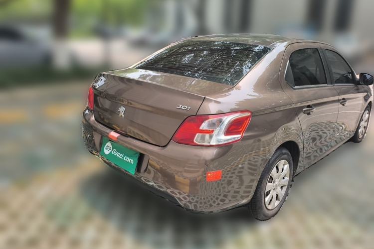 Used Peugeot 301 2014 1.6L Automatic Comfort Edition Rear Right 45 Deg