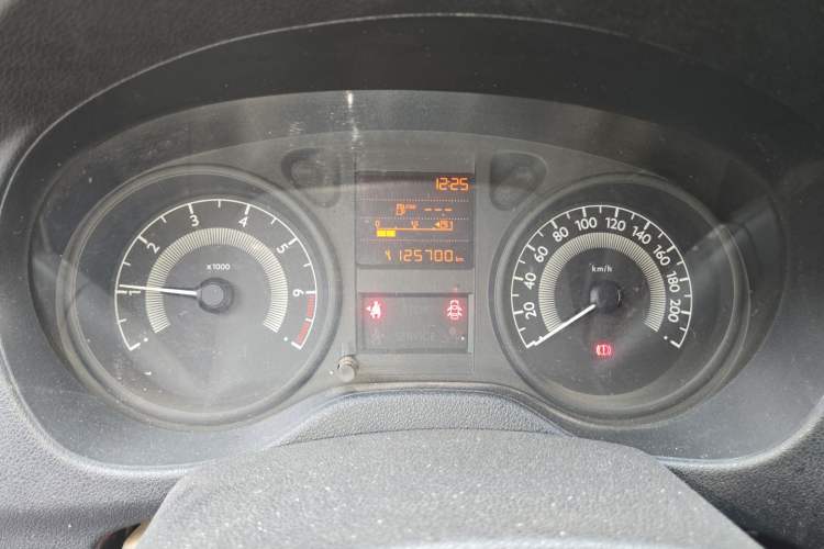 Used Peugeot 301 2014 1.6L Manual Comfort Edition Odometer Close Up
