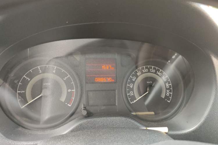 Used Peugeot 301 2014 1.6L Manual Comfort Edition Odometer Close Up
