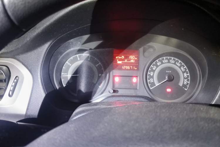 Used Peugeot 301 2014 1.6L Manual Comfort Edition Odometer Close Up