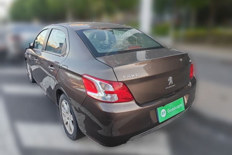 Used Peugeot 301 2014 1.6L Automatic Prestige Edition Rear Left 45 Deg