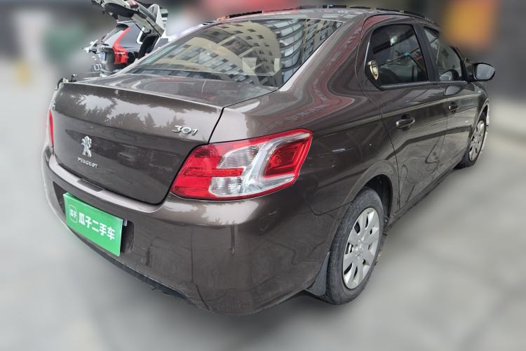 Used Peugeot 301 2014 1.6L Manual Comfort Edition Rear Right 45 Deg