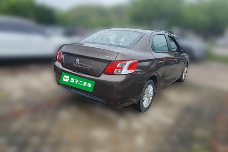 Used Peugeot 301 2014 1.6L Manual Luxury Edition Rear Right 45 Deg