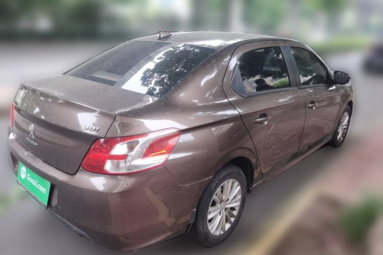 Used Peugeot 301 2014 1.6L Manual Luxury Edition Rear Right 45 Deg