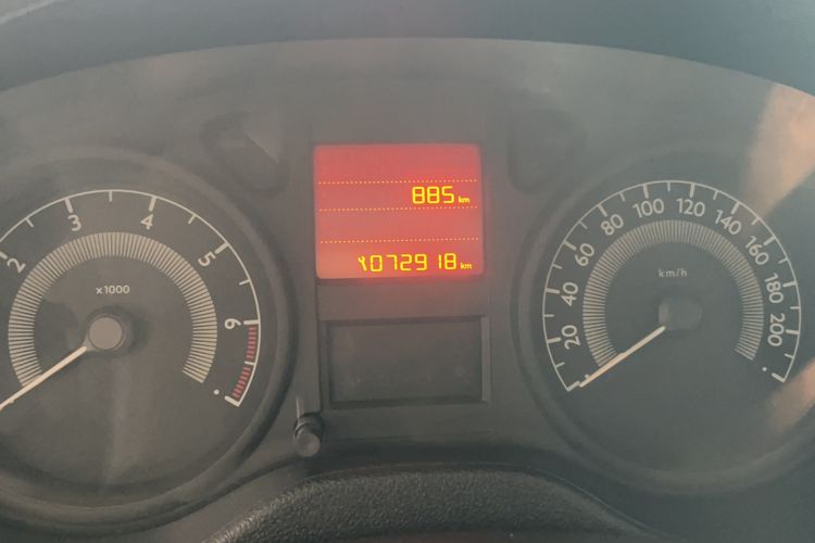 Used Peugeot 301 2014 1.6L Manual Comfort Edition Odometer Close Up