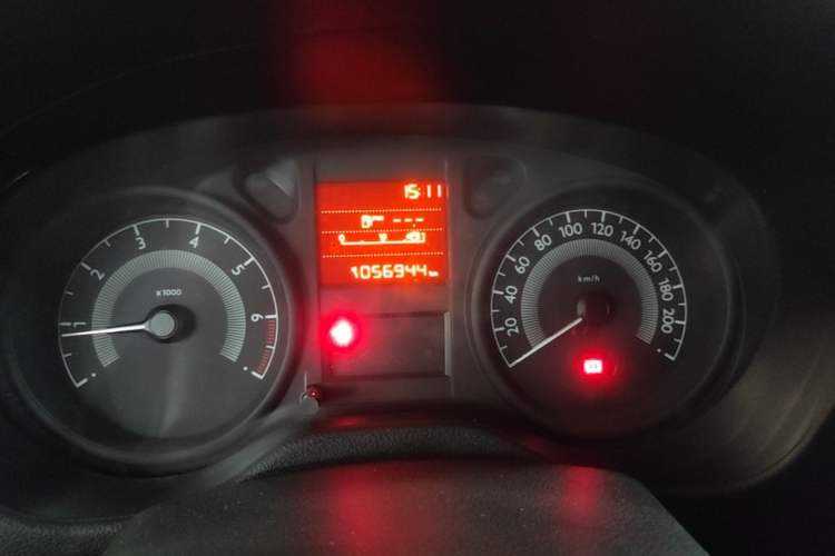 Used Peugeot 301 2014 1.6L Manual Comfort Edition Odometer Close Up