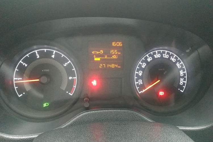 Used Peugeot 301 2014 1.6L Manual Comfort Edition Odometer Close Up