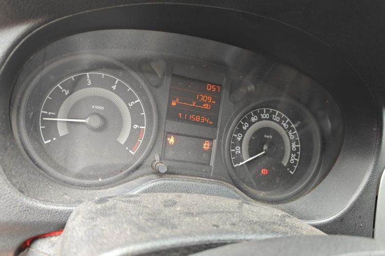 Used Peugeot 301 2014 1.6L Manual Comfort Edition Odometer Close Up