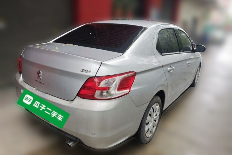 Used Peugeot 301 2014 1.6L Automatic Comfort Edition Rear Right 45 Deg