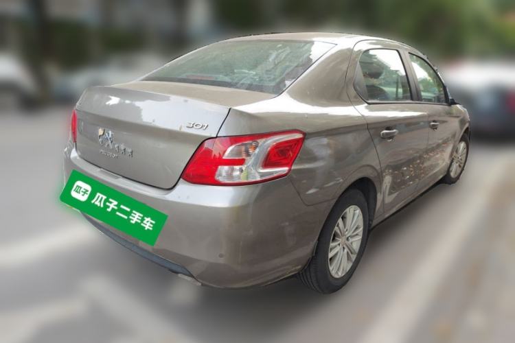 Used Peugeot 301 2014 1.6L Manual Luxury Edition Rear Right 45 Deg