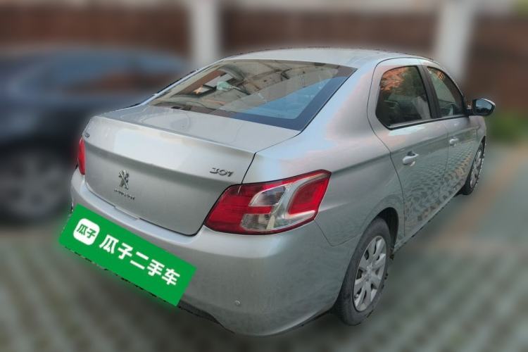 Used Peugeot 301 2014 1.6L Automatic Comfort Edition Rear Right 45 Deg