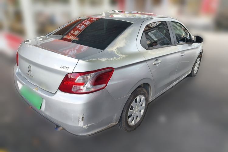 Used Peugeot 301 2014 1.6L Automatic Comfort Edition Rear Right 45 Deg