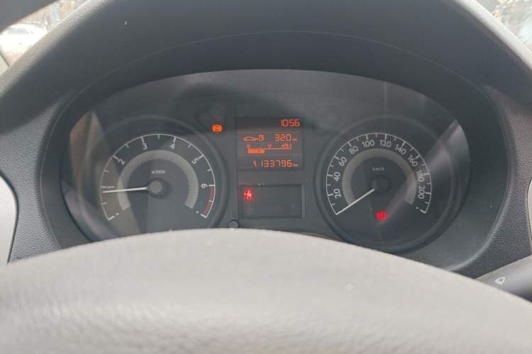 Used Peugeot 301 2014 1.6L Manual Comfort Edition Odometer Close Up