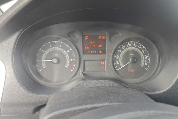 Used Peugeot 301 2014 1.6L Automatic Comfort Edition Odometer Close Up